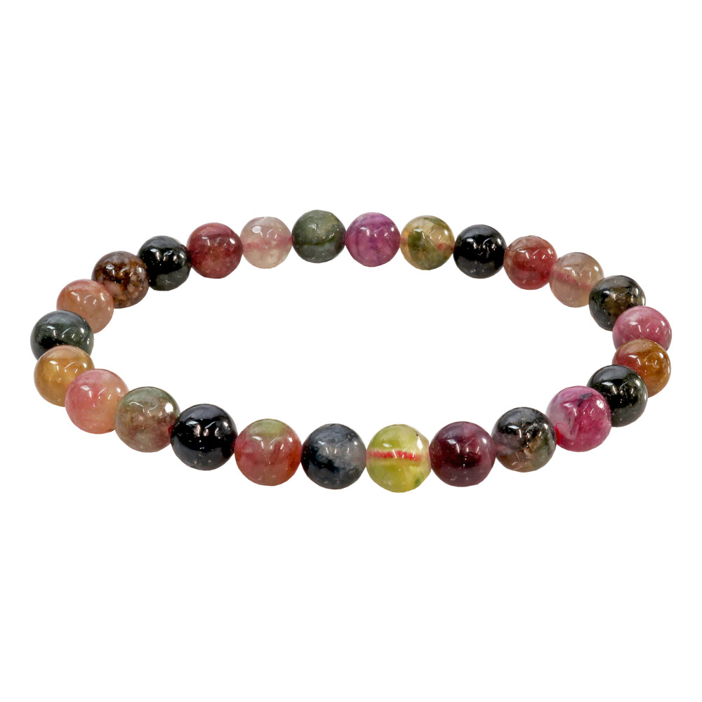 <font size="4"><span style="font-family: "EB Garamond";">Multi Tourmaline Bracelet 8mm</span></font><div style="position: initial; margin: initial; font-family: "EB Garamond";"><p style="margin: initial; font-variant-numeric: normal; font-variant-east-asian: normal; font-stretch: normal; line-height: normal; font-family: "EB Garamond"; color: rgb(0, 0, 0); position: initial;"><font size="4">Each item is unique and one of a kind. Nature's treasures do vary in their shape and color.</font></p><div style="position: initial; margin: initial; font-family: "EB Garamond";"><font size="4"><br style="position: initial; margin: initial; font-family: "EB Garamond";"></font></div><div style="position: initial; margin: initial; font-family: "EB Garamond";"><p style="margin: initial; font-variant-numeric: normal; font-variant-east-asian: normal; font-stretch: normal; line-height: normal; font-family: "EB Garamond"; color: rgb(0, 0, 0); position: initial;"><span style="position: initial; margin: initial; font-family: "EB Garamond";"><font size="4">PINK TOURMALINE</font></span></p><p style="margin: initial; font-variant-numeric: normal; font-variant-east-asian: normal; font-stretch: normal; line-height: normal; font-family: "EB Garamond"; color: rgb(0, 0, 0); position: initial;"><font size="4">“</font><span style="font-size: 1.2rem;">Gem of Emotional Problem Solvingy”</span></p><p style="margin: initial; font-variant-numeric: normal; font-variant-east-asian: normal; font-stretch: normal; line-height: normal; font-family: "EB Garamond"; color: rgb(0, 0, 0); position: initial;"><font size="4">Known formally as </font><span style="font-size: 1.2rem;">Rubelite, Pink Tourmaline</span></p><p style="margin: initial; font-variant-numeric: normal; font-variant-east-asian: normal; font-stretch: normal; line-height: normal; font-family: "EB Garamond"; color: rgb(0, 0, 0); position: initial;"><font size="4">occurs as long, slender </font><span style="font-size: 1.2rem;">to thick prismatic and columnar crystals. They are distinguished by their </span><span style="font-size: 1.2rem;">3-sided prism terminations, no other common mineral has 3 sides. Pink </span><span style="font-size: 1.2rem;">Tourmaline is a form of Elabite, mainly comprised of Lithium, but the </span><span style="font-size: 1.2rem;">pink occurs due to natural prolonged radiation exposure. Inspiring </span><span style="font-size: 1.2rem;">tactfulness and independence, Pink Tourmaline activates the heart </span><span style="font-size: 1.2rem;">chakra with the crown chakra. Known to kindle feelings of joy, hope </span><span style="font-size: 1.2rem;">comfort and support to bring more love and good humor in one’s life; </span><span style="font-size: 1.2rem;">encouraging a more cheerful frame of mind.</span></p><p style="font-variant-numeric: normal; font-variant-east-asian: normal; font-stretch: normal; font-size: 12px; line-height: normal; font-family: "EB Garamond"; min-height: 14px; color: rgb(0, 0, 0); position: initial; margin: initial;"><br style="position: initial; margin: initial;"></p></div></div> Multi Tourmaline Bracelet 8mm