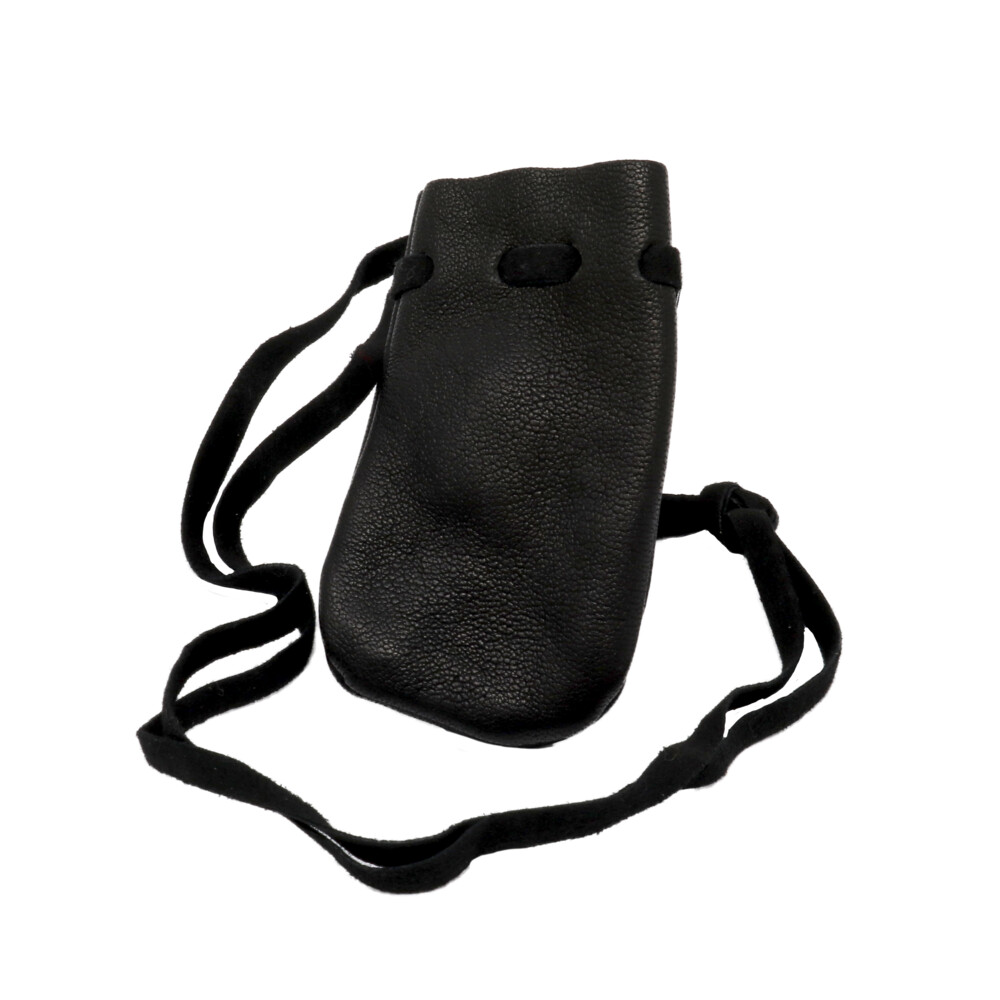 <font size="4"><span style="font-family: "EB Garamond";"><font size="4">Black Leather Pouch </font></span></font><div style="position: initial; margin: initial; font-family: "EB Garamond";"><font size="4"><br style="position: initial; margin: initial; font-family: "EB Garamond";"></font></div><div style="position: initial; margin: initial; font-family: "EB Garamond";"><span style="font-family: "EB Garamond"; position: initial; margin: initial;"><font size="4">Perfect for small items. Has a leather chord attached. Keep you special small crystals safe in one of these!</font></span><br style="position: initial; margin: initial;"></div> Black Leather Pouch
