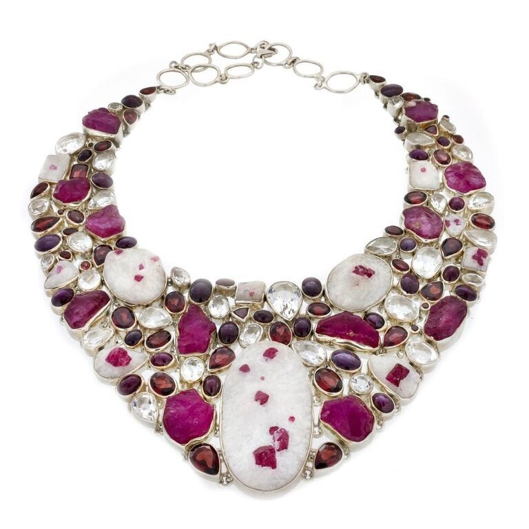 ruby collar necklace