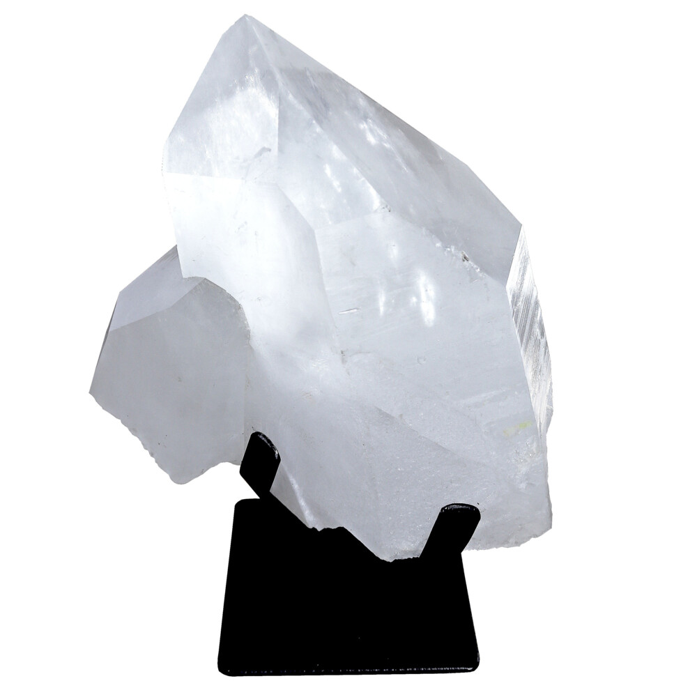 Image 2 for Quartz Point On Fitted Metal Stand -Unpolished