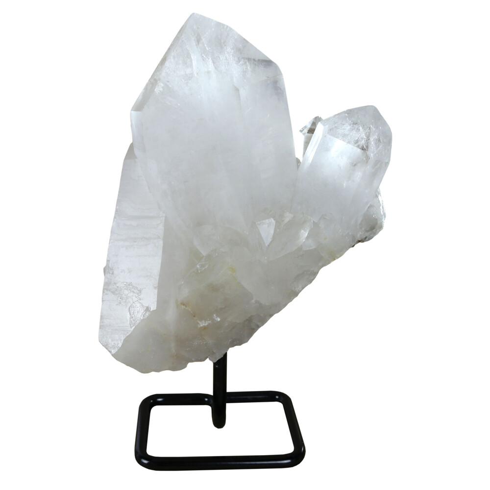 <span style="position: initial; margin: initial;"></span><span style="font-family: "EB Garamond"; position: initial; margin: initial;">Quartz Point Cluster On Rounded Square Post Stand</span><div style="position: initial; margin: initial;"><span style="font-family: "EB Garamond"; font-size: 16.8px; position: initial; margin: initial;">Quartz crystal is the most abundant mineral on earth. This Quartz Point is six sided and comes to a point on one end. The Quartz Point is the most widely used out of all Crystals. It works with every chakra however is most used with the crown chakra. They also help cleanse and recharge other crystals. Use this Quartz Point at the center of a grid or as a beautiful art piece in your home. They have an exquisite presence when apart of your everyday decor.</span><span style="font-family: "EB Garamond"; position: initial; margin: initial;"><br style="position: initial; margin: initial;"></span></div> Quartz Point Cluster On Rounded Square Post Stand