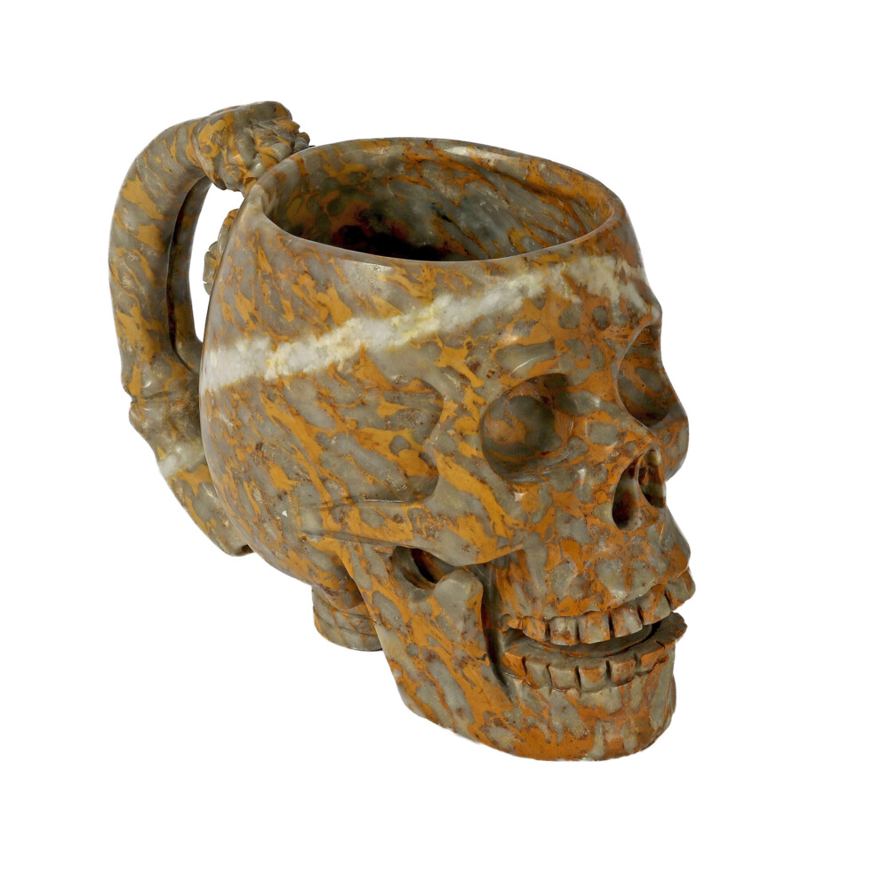 Image 2 for Brecciated Jasper Skull Mug