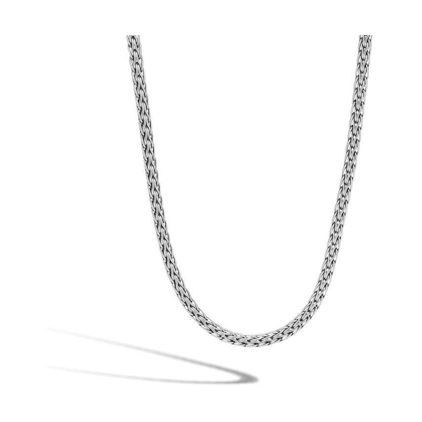 3.5MM Classic Chain Woven Necklace in Sterling Silver Classic Chain Woven Necklace Sterling Silver