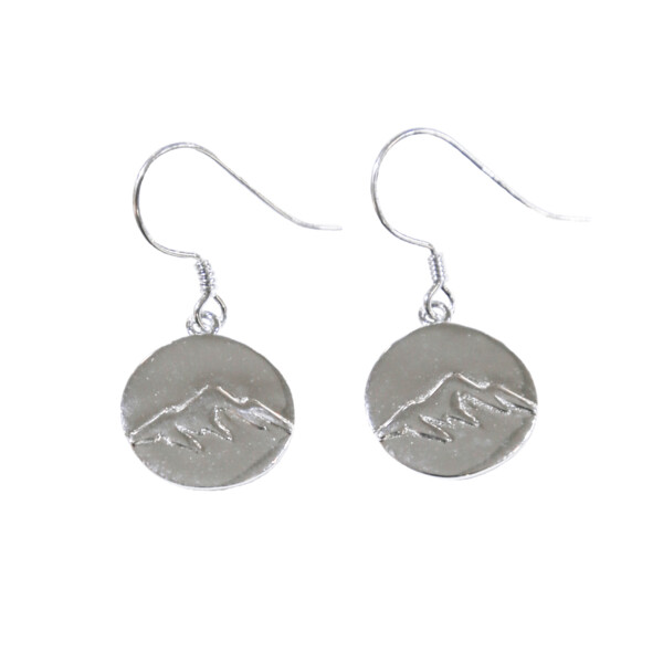 Closeup photo of Mountain Sterling Silver Earrings