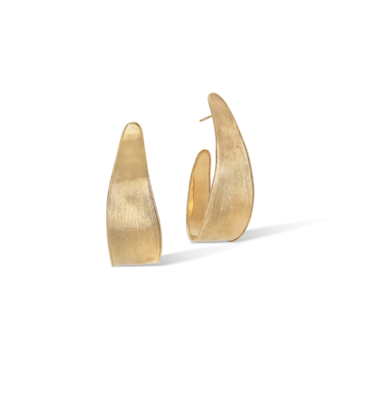 Closeup photo of Lunaria Collection Thick Hoop Earrings