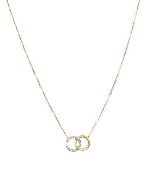 Closeup photo of Delicati Collection Necklace 18K YG & Diamonds