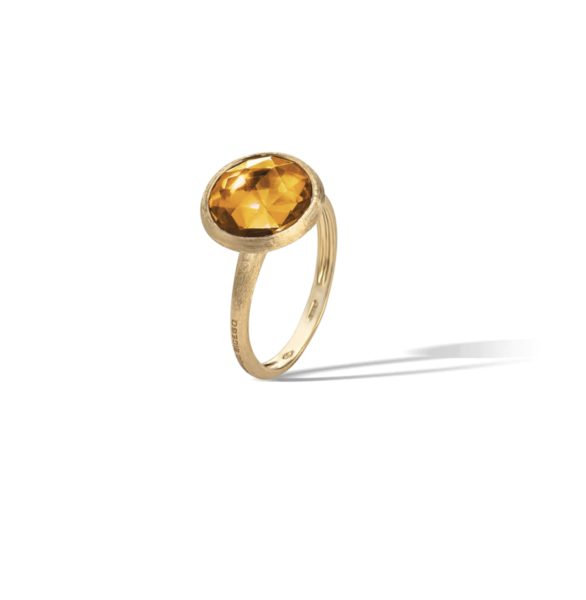 Closeup photo of Jaipur Collection Citrine Ring