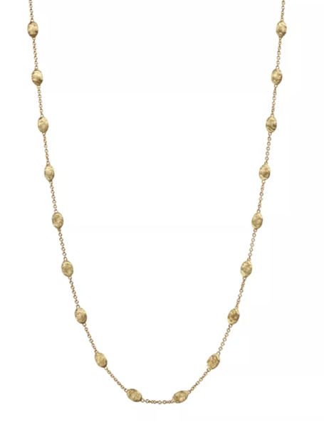 Closeup photo of Siviglia Collection Small Bead Long Necklace