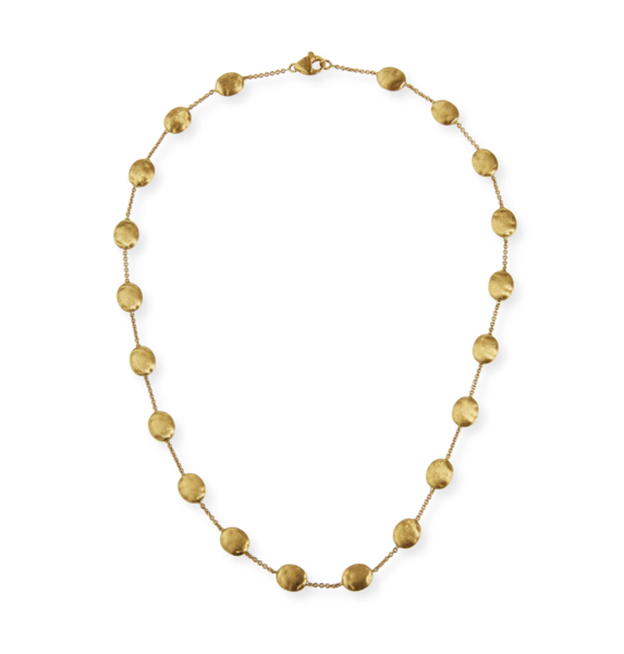 Closeup photo of Siviglia Collection 18K YG Large Bead Necklace