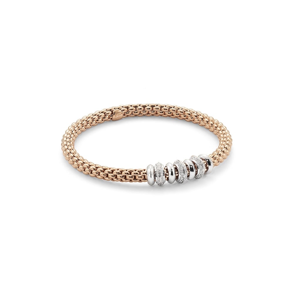 Image 2 for Stretch Fope Bracelet With Diamonds
