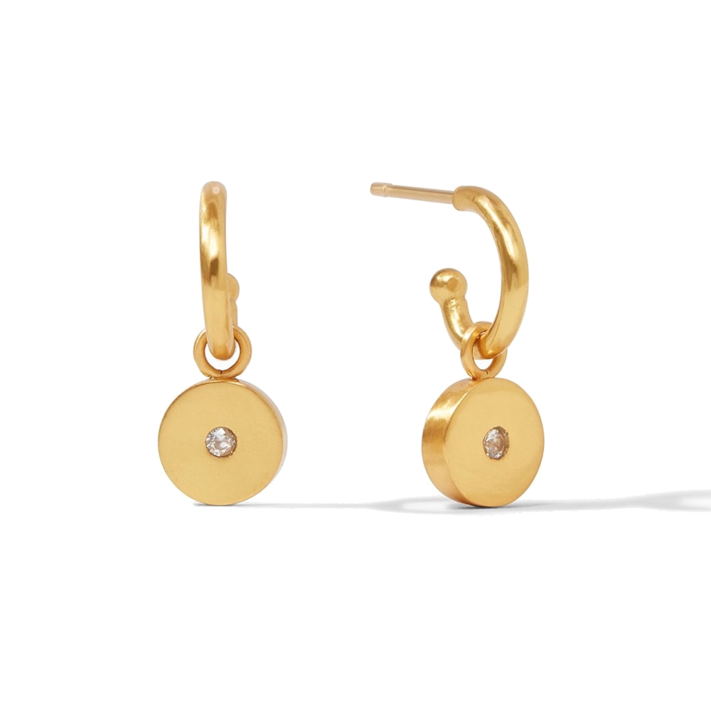 Poppy Hoop & Charm Earring