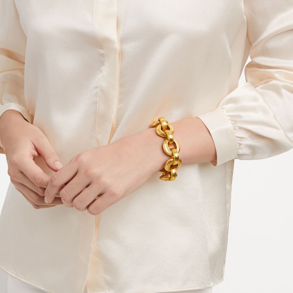 Cassis Demi Link Bracelet Gold Cassis Demi Link Bracelet