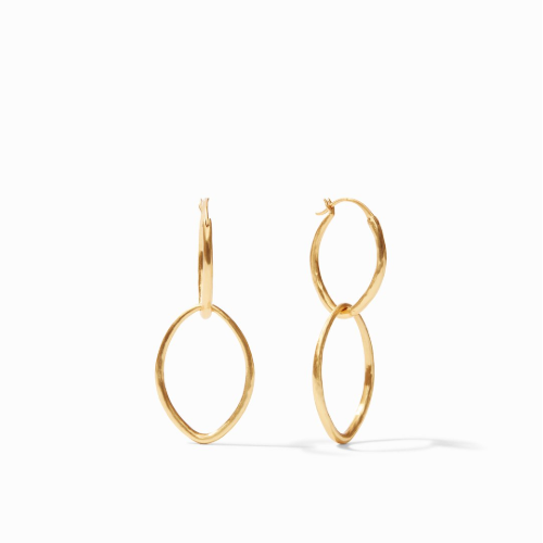 Fleur-de-Lis 2 in 1 Earring Gold Fleur-de-lis 2 In 1 Earring Gold