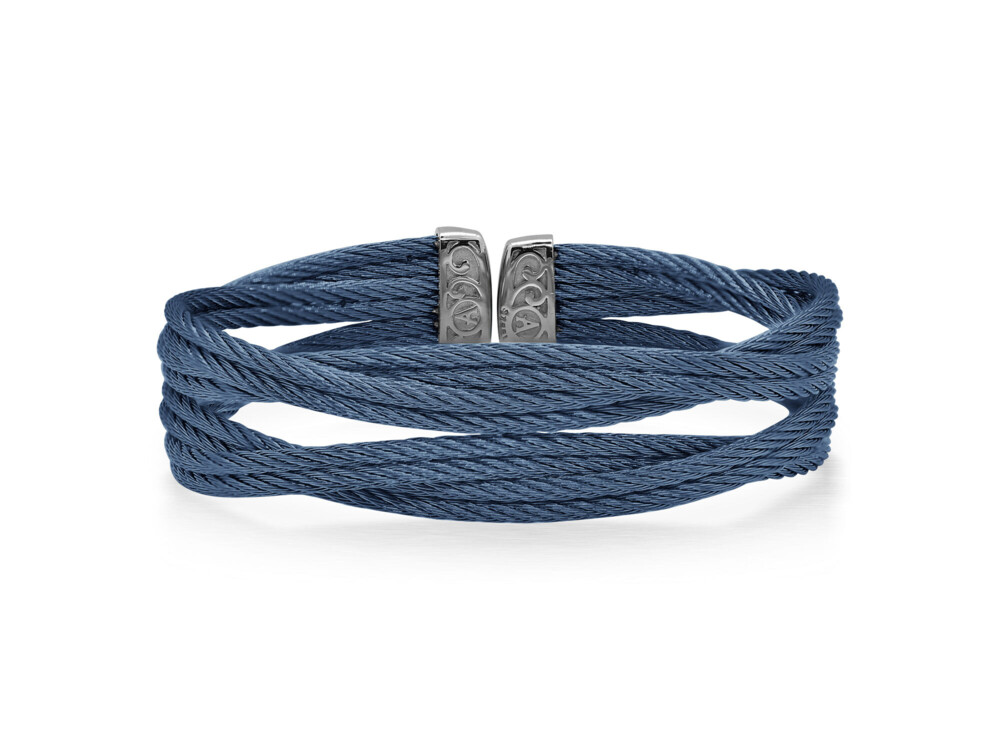 Blueberry Cable Entwine Cuff – ALOR
