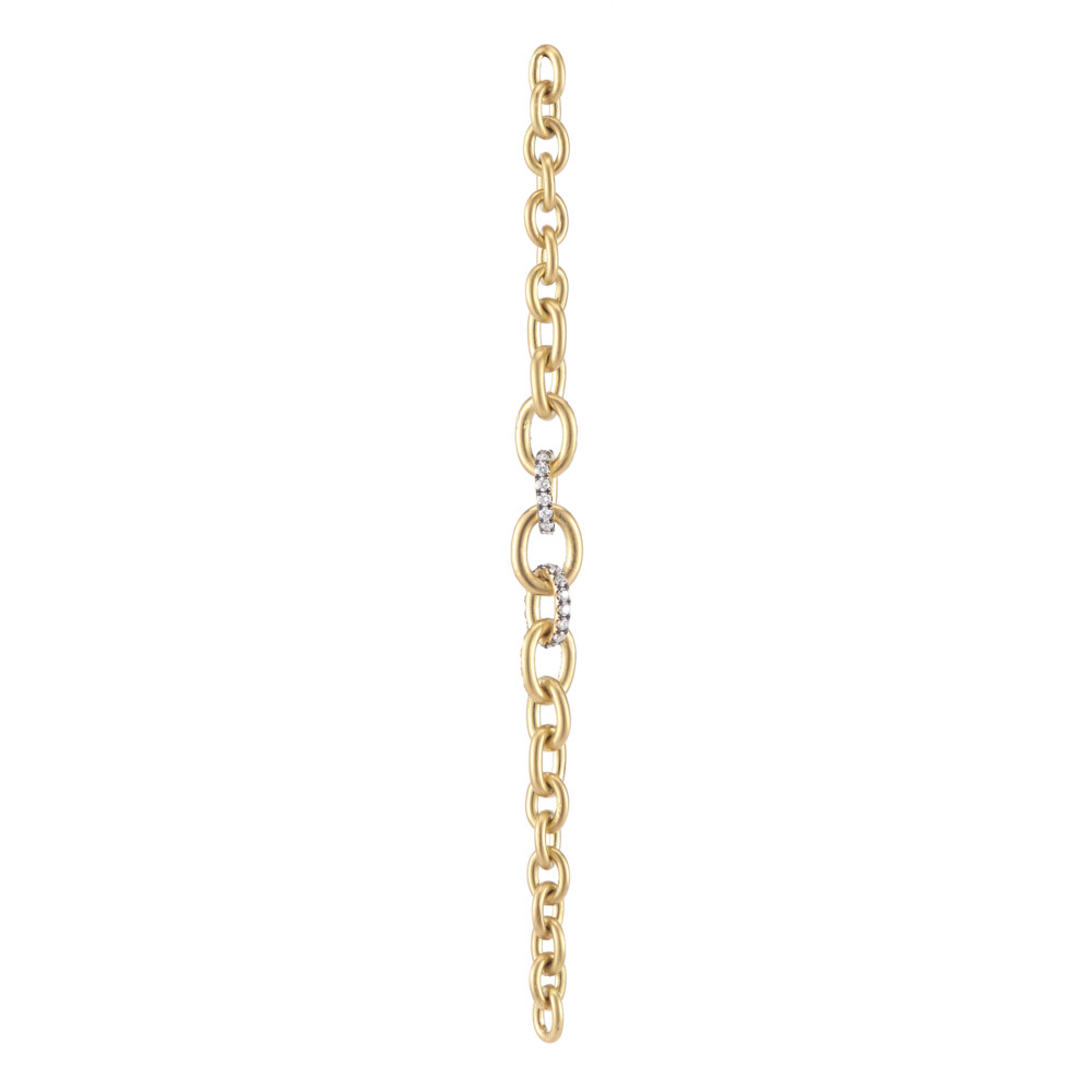 18Kt Choker extension with diamond links