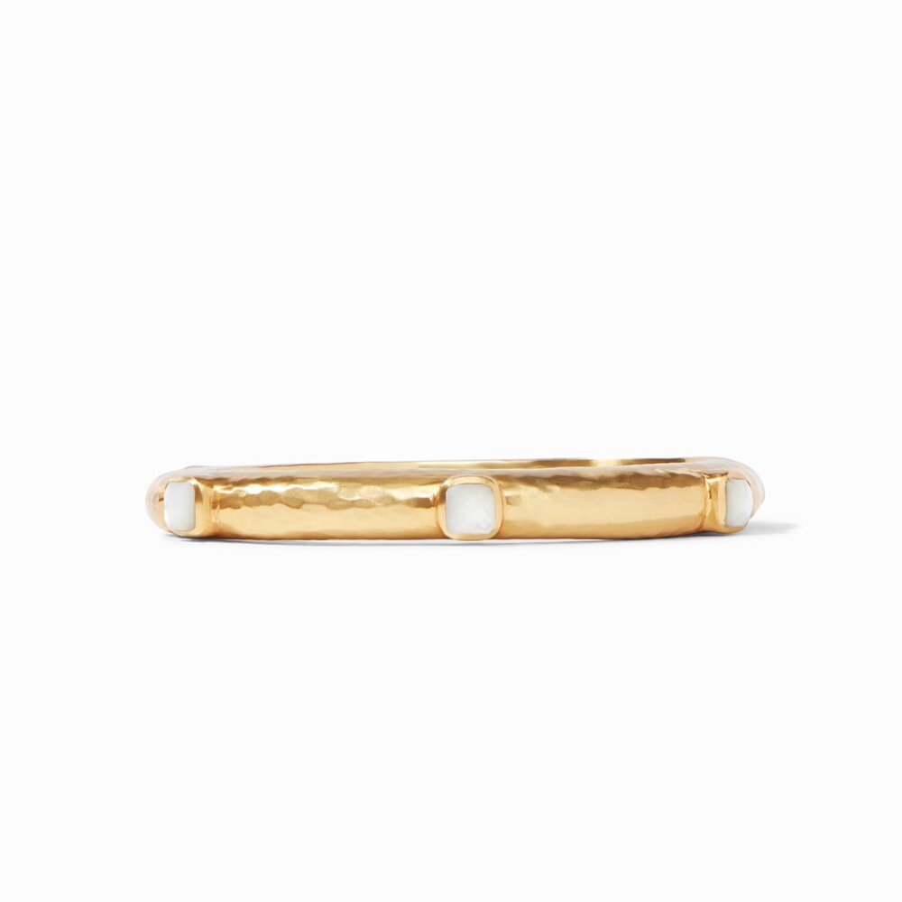 Catalina Hinge Bangle Gold Mother of Pearl - One Size Catalina Hinge Bangle