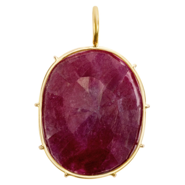Closeup photo of Large Ruby Harriet Stone