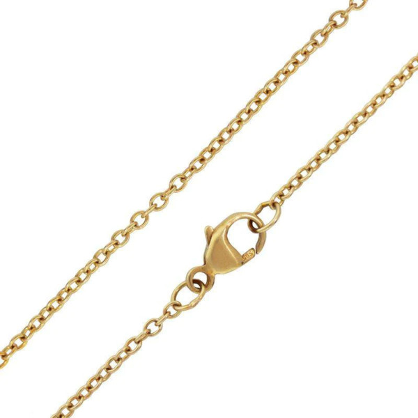 Closeup photo of 1.5mm Gold Chain - 16"