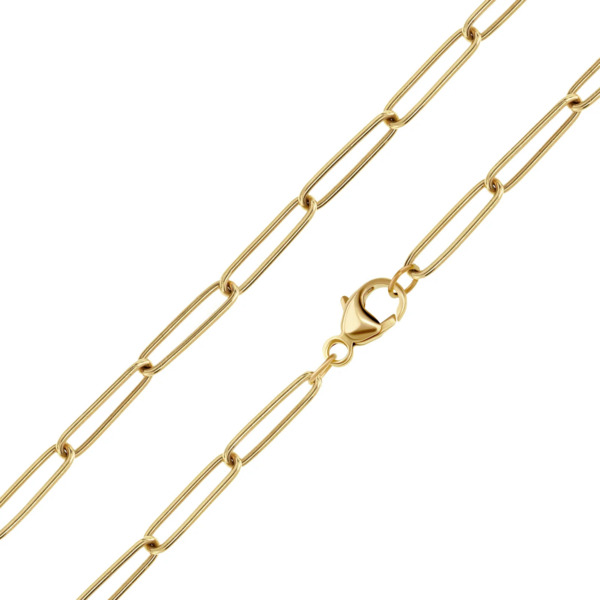 Closeup photo of 3.8mm Gold Link Chain