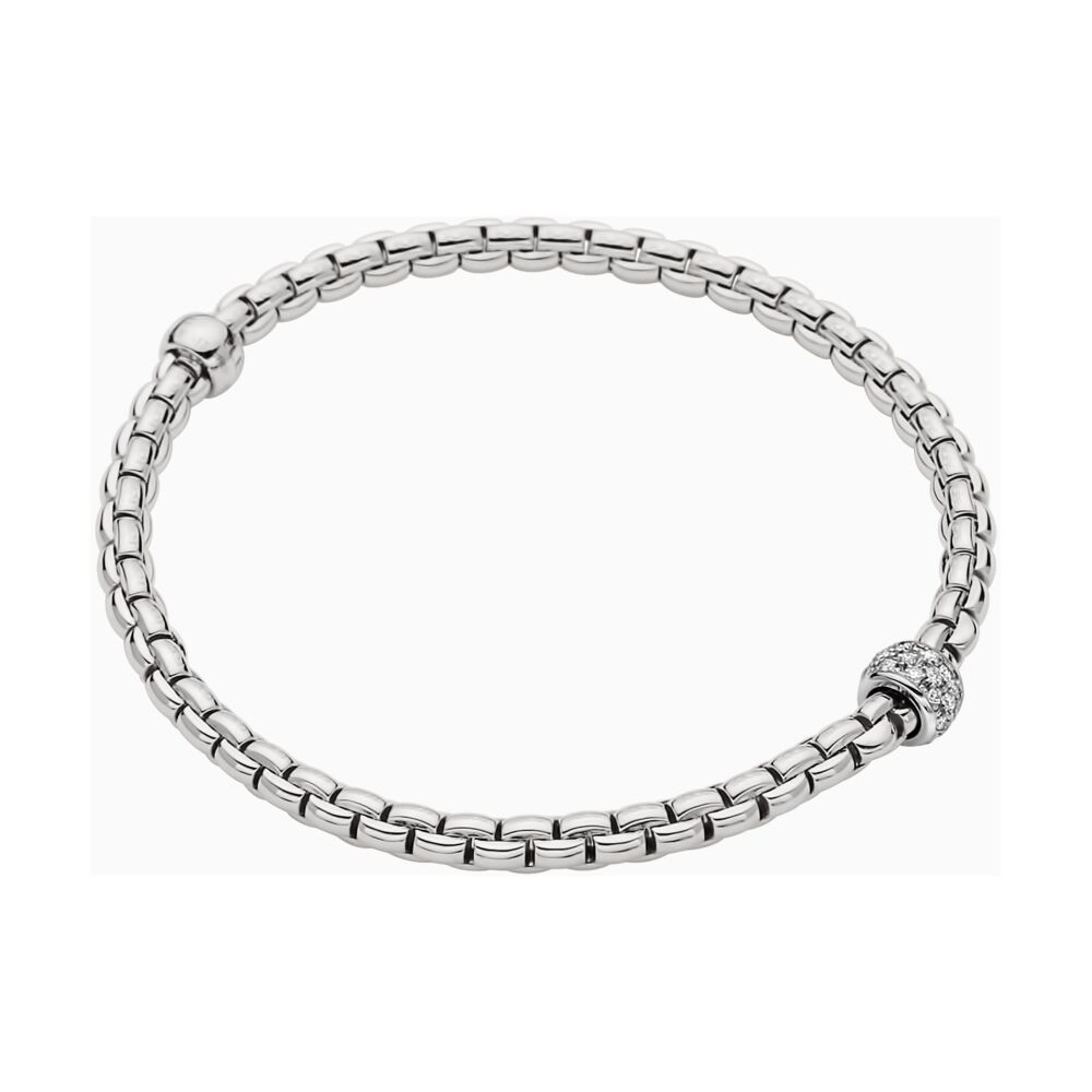 Image 2 for Eka Tiny Flex'it 18k Gold Tiny Pave Bracelet with Diamonds