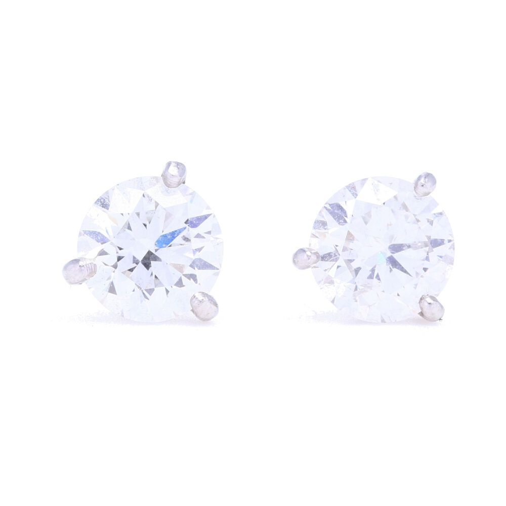 Every girls dream - these beauties are a girls best friend. Perfect for any ear, you can't go wrong with this pair. 2.00tcw SI1 H/J Diamond Studs set in a Platinum Martini Setting